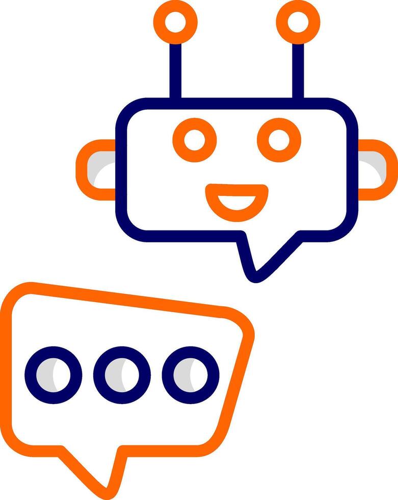 Robot Chat Vector Icon