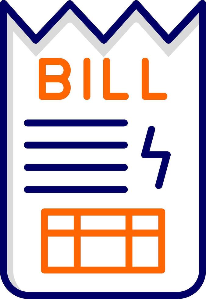 Bill Vector Icon