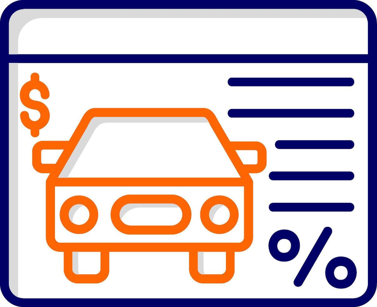 Car Loan Vector Icon