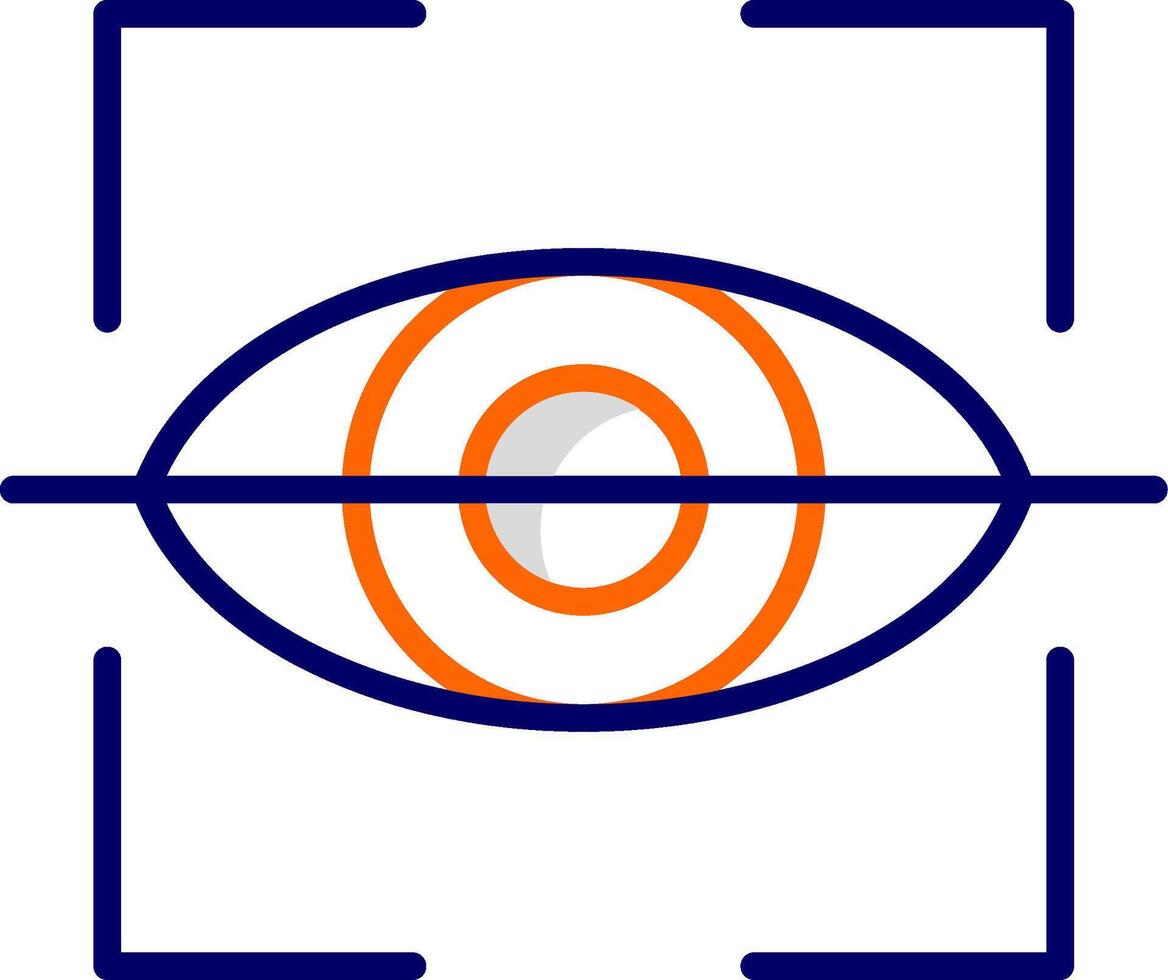 Retinal Scanner Vector Icon