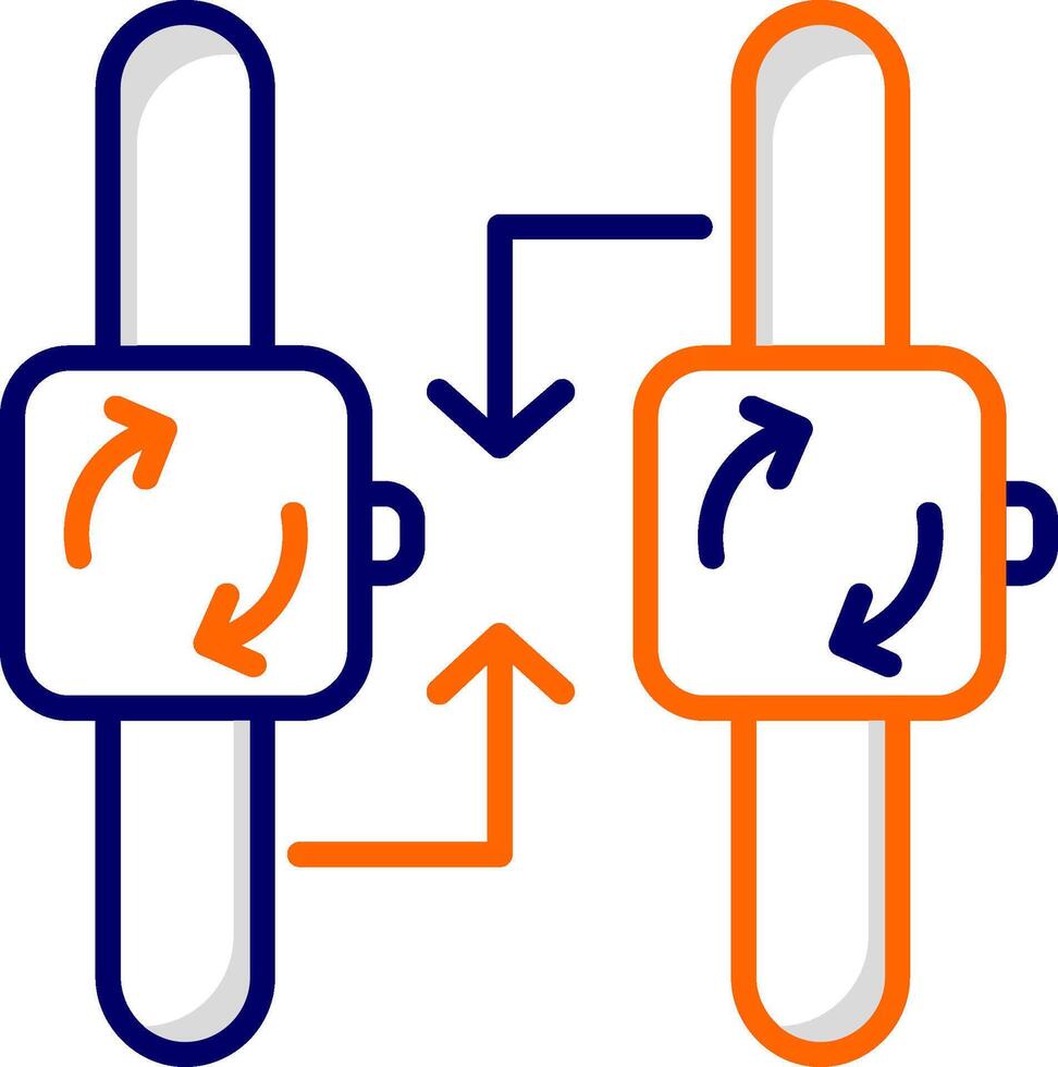 icono de vector de sincronización