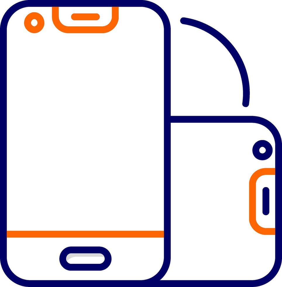 Foldable Smartphone Vector Icon