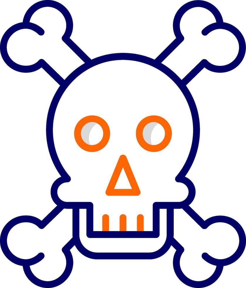 Skull And Bones Vector Icon