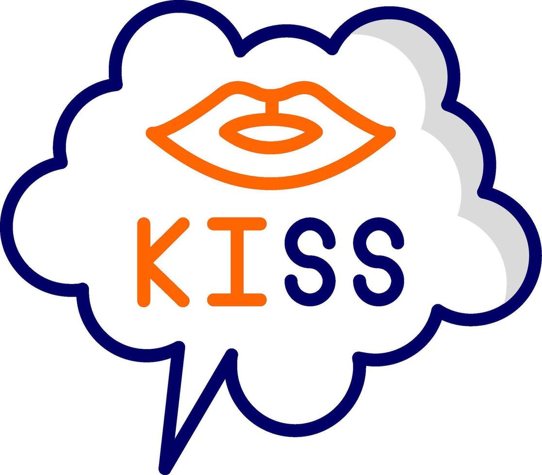 Kiss Vector Icon