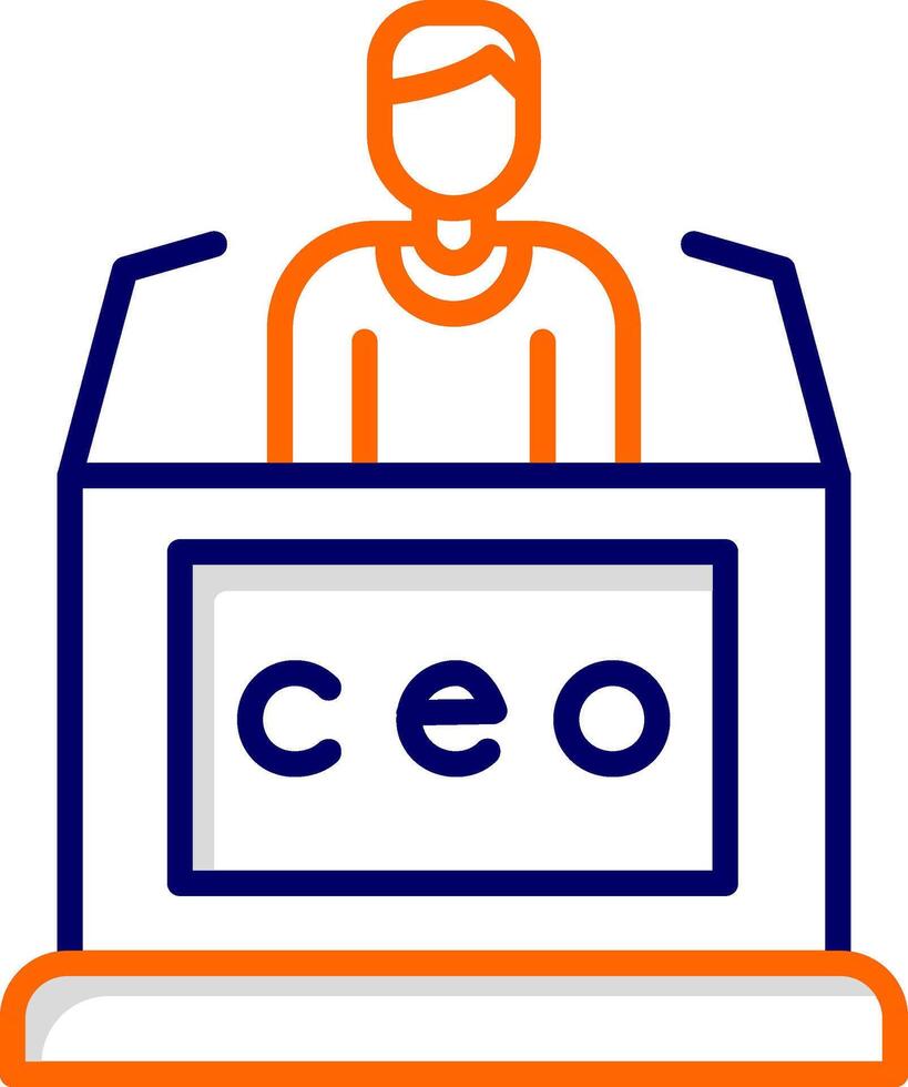 CEO vector icono