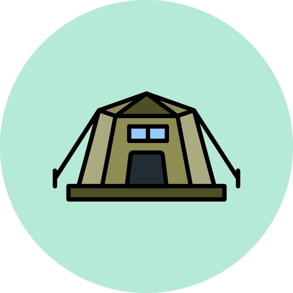 Tent Vector Icon