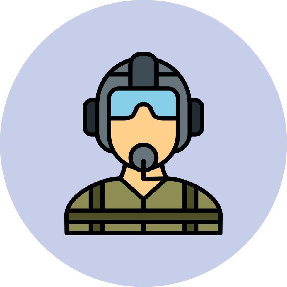 Pilot Vector Icon
