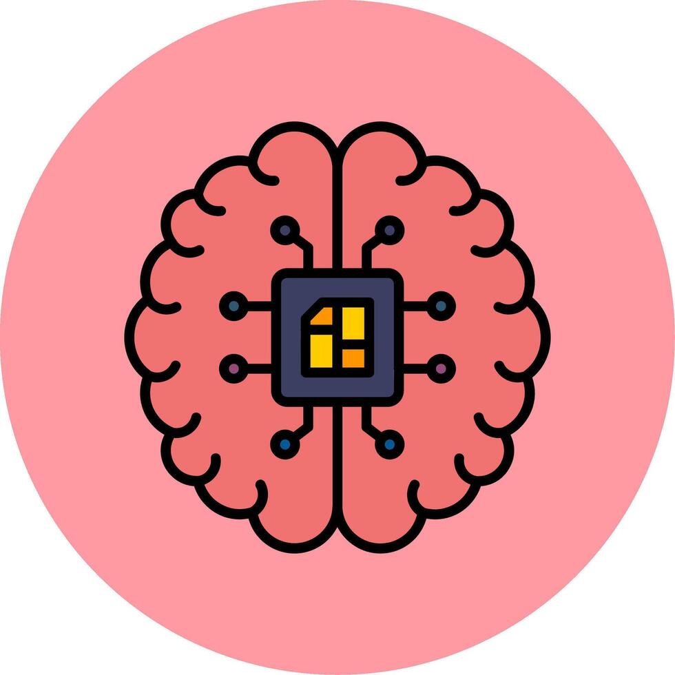 Artificial Intelligence Vector Icon
