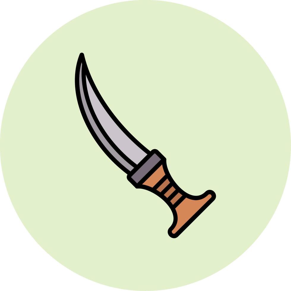 Jambiya Vector Icon