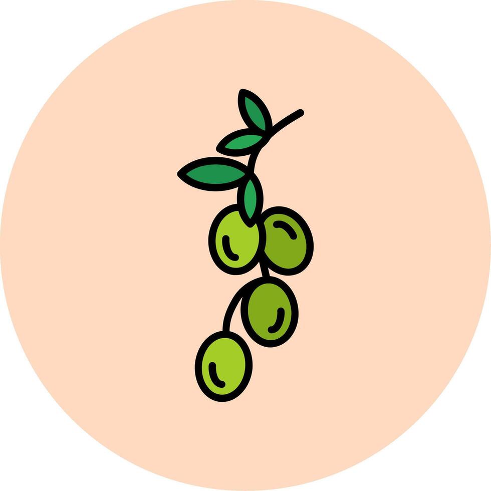 Olive Vector Icon