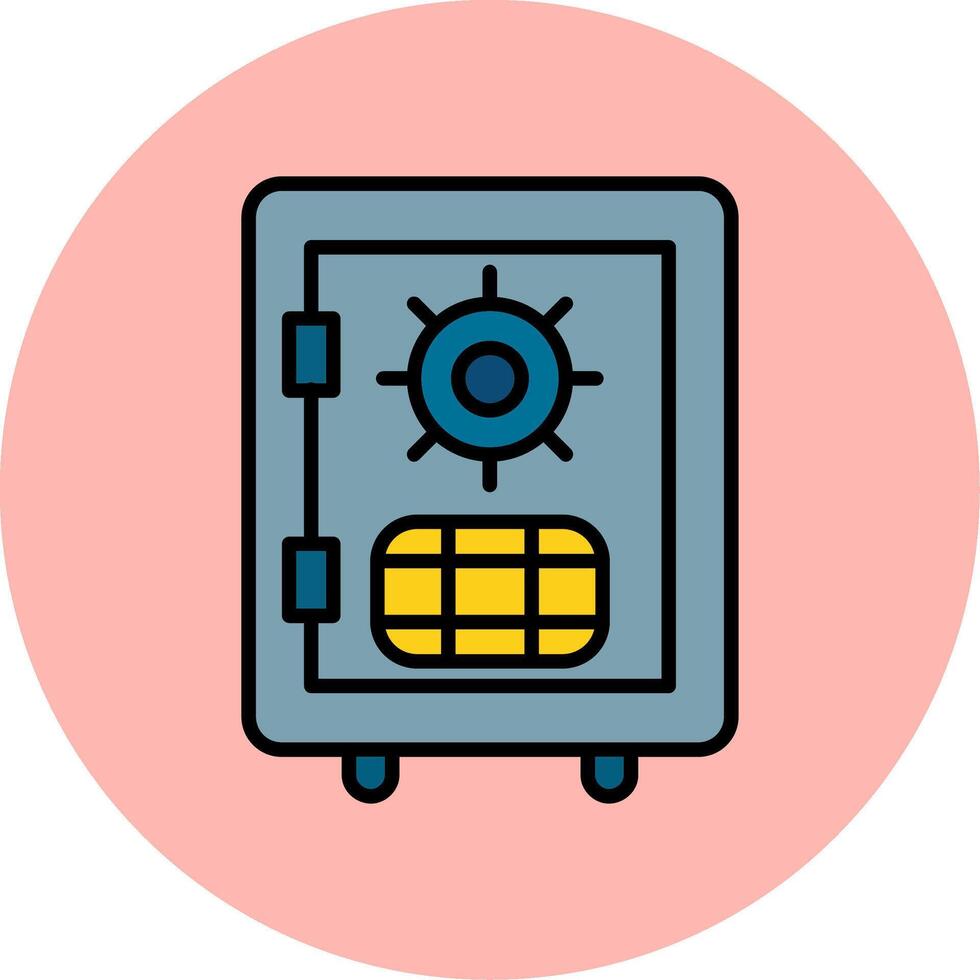 Safe Box Vector Icon