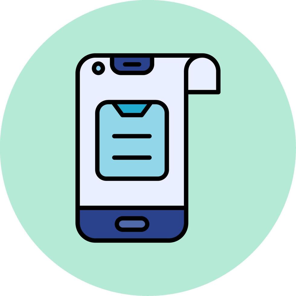 Foldable Phone Vector Icon
