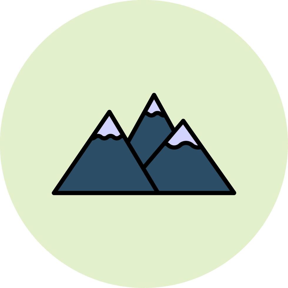 Rocky Mountains Vector Icon