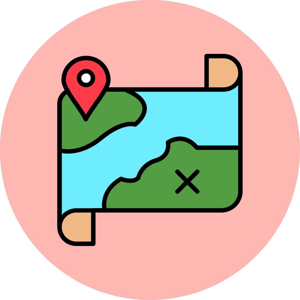 icono de vector de mapa