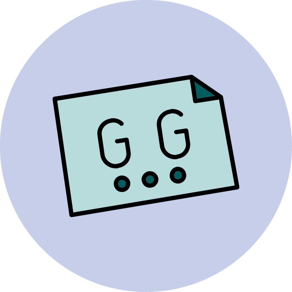 Gg Vector Icon