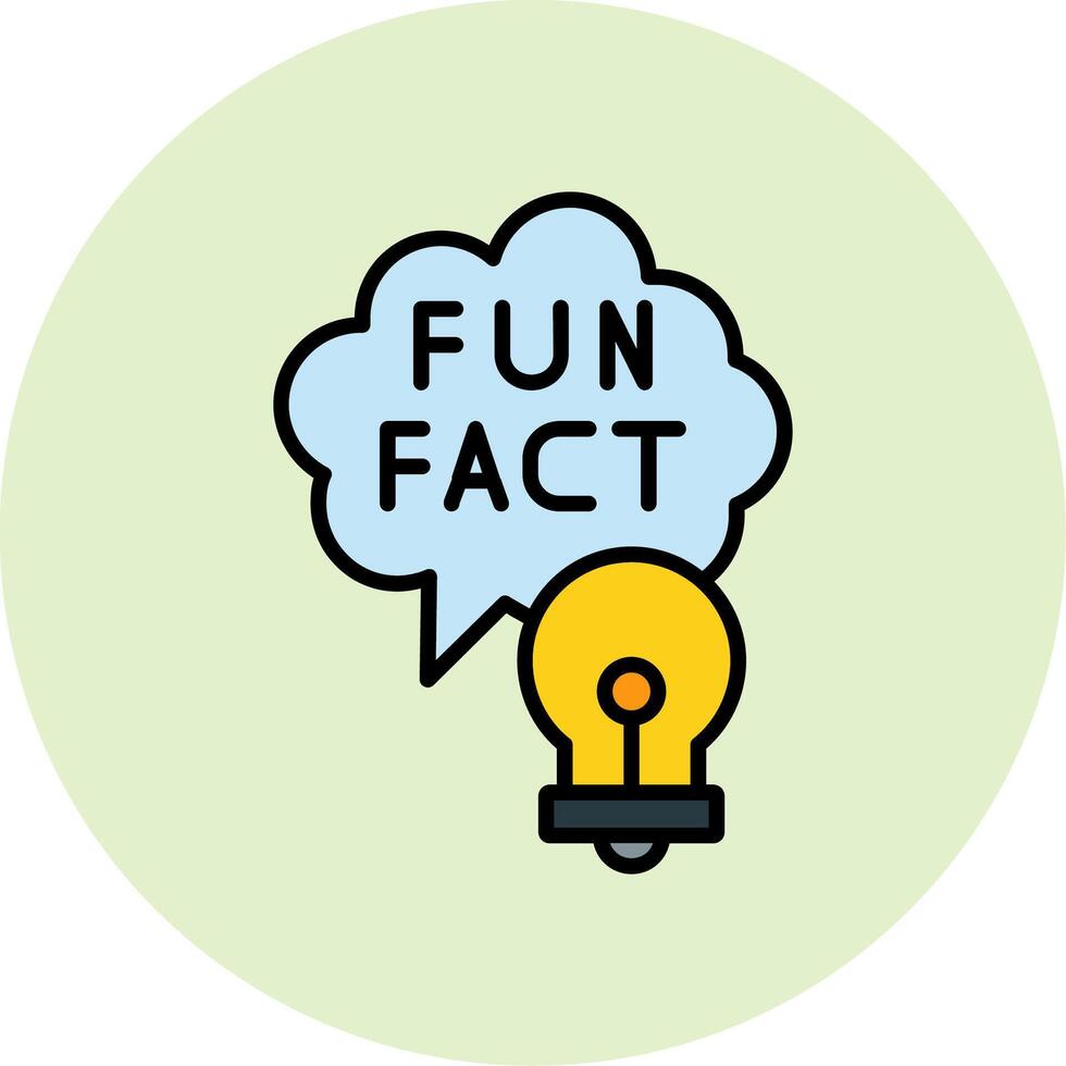 Fun Fact Vector Icon