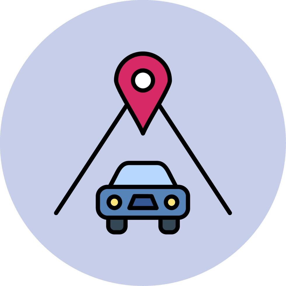 icono de vector de carretera