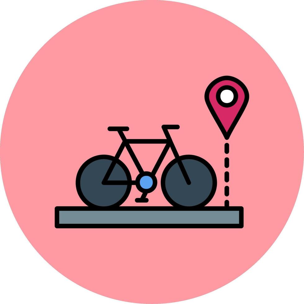 icono de vector de bicicleta