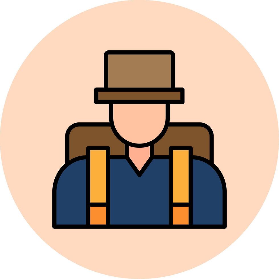 Tourist Vector Icon