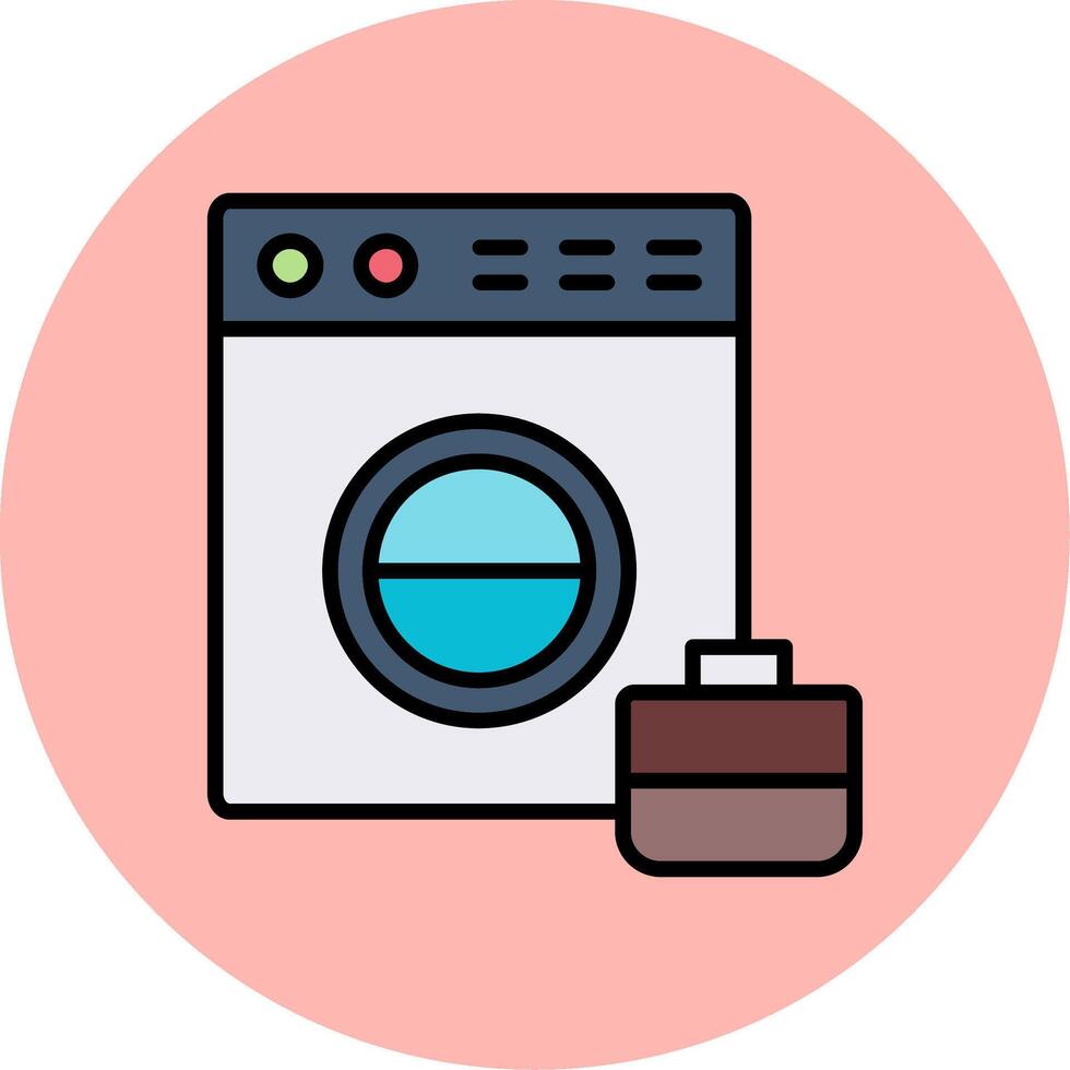 Washing Machine Vector Icon