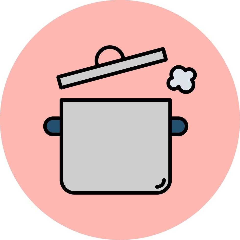 Cooking Pot Vector Icon