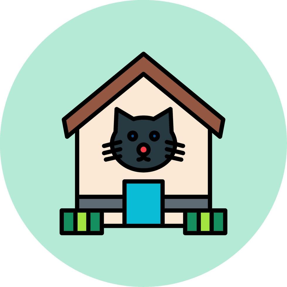 Pet House Vector Icon