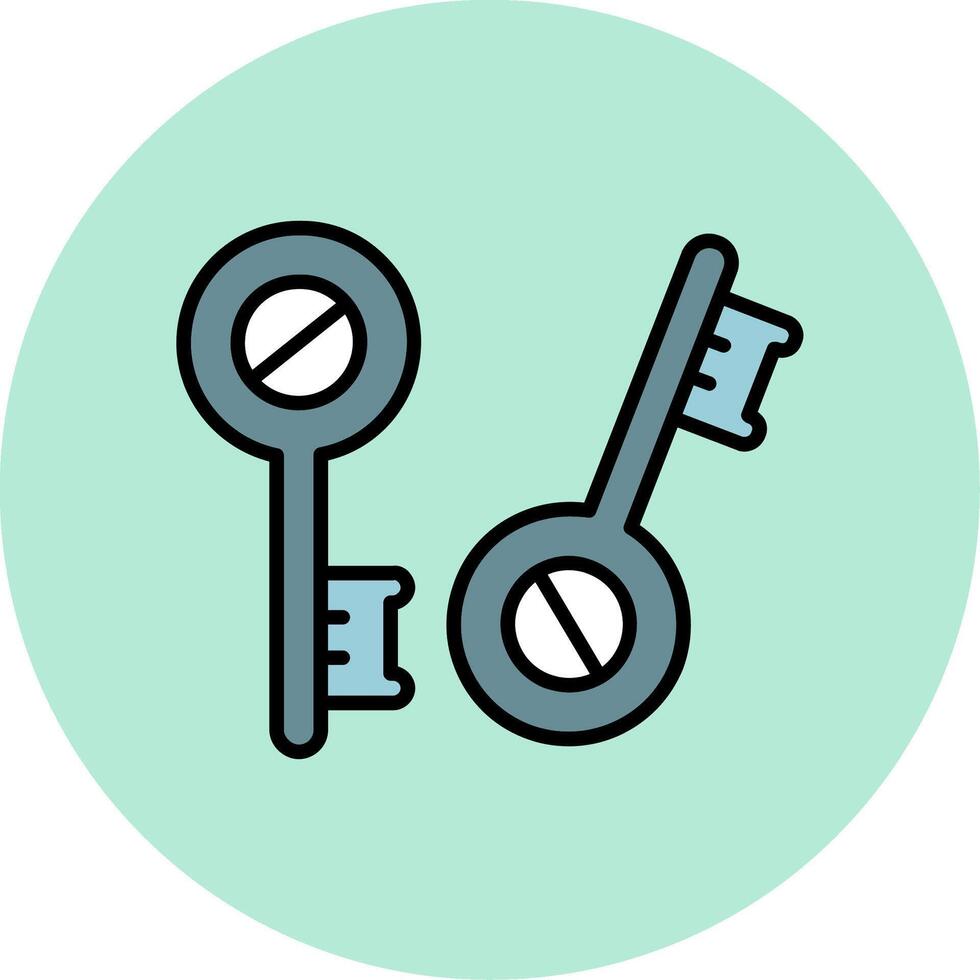 House Key Vector Icon