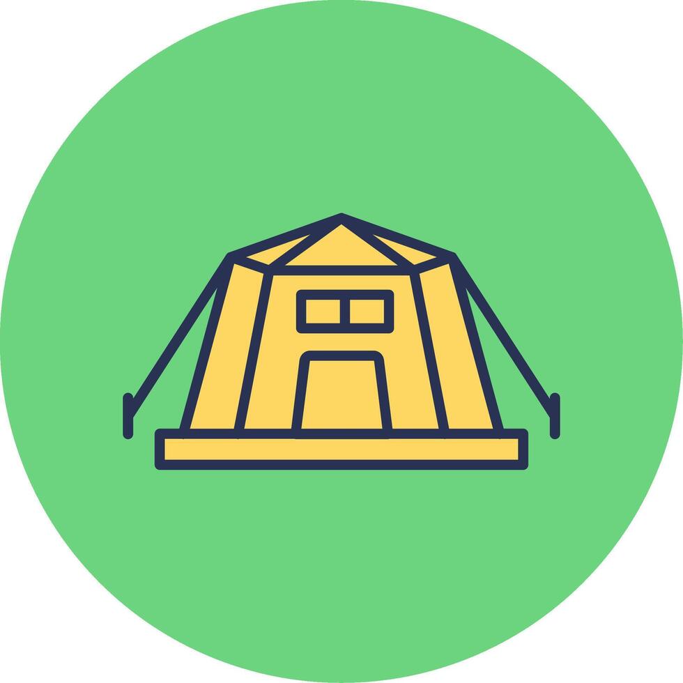 Tent Vector Icon