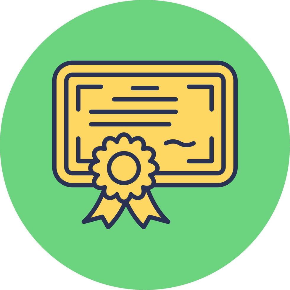 Certificate Vector Icon