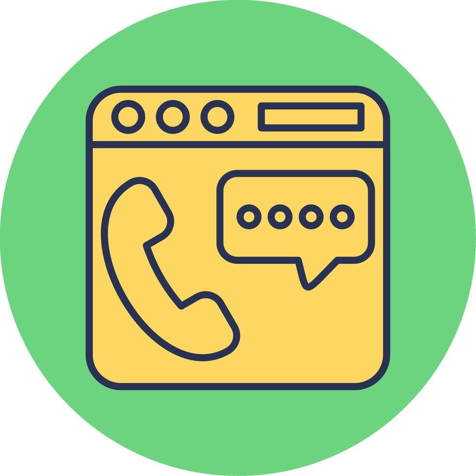 Phone Chat Vector Icon