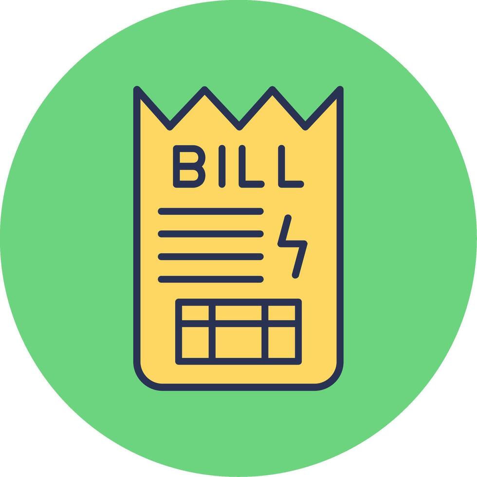 Bill Vector Icon