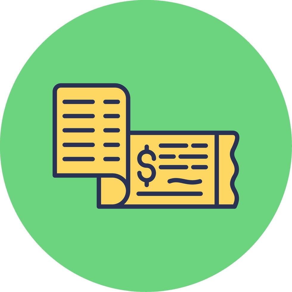 Cheque Vector Icon