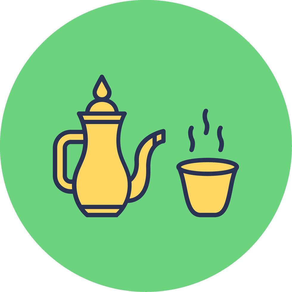 Arábica café vector icono
