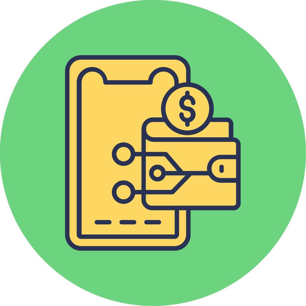 Digital Wallet Vector Icon