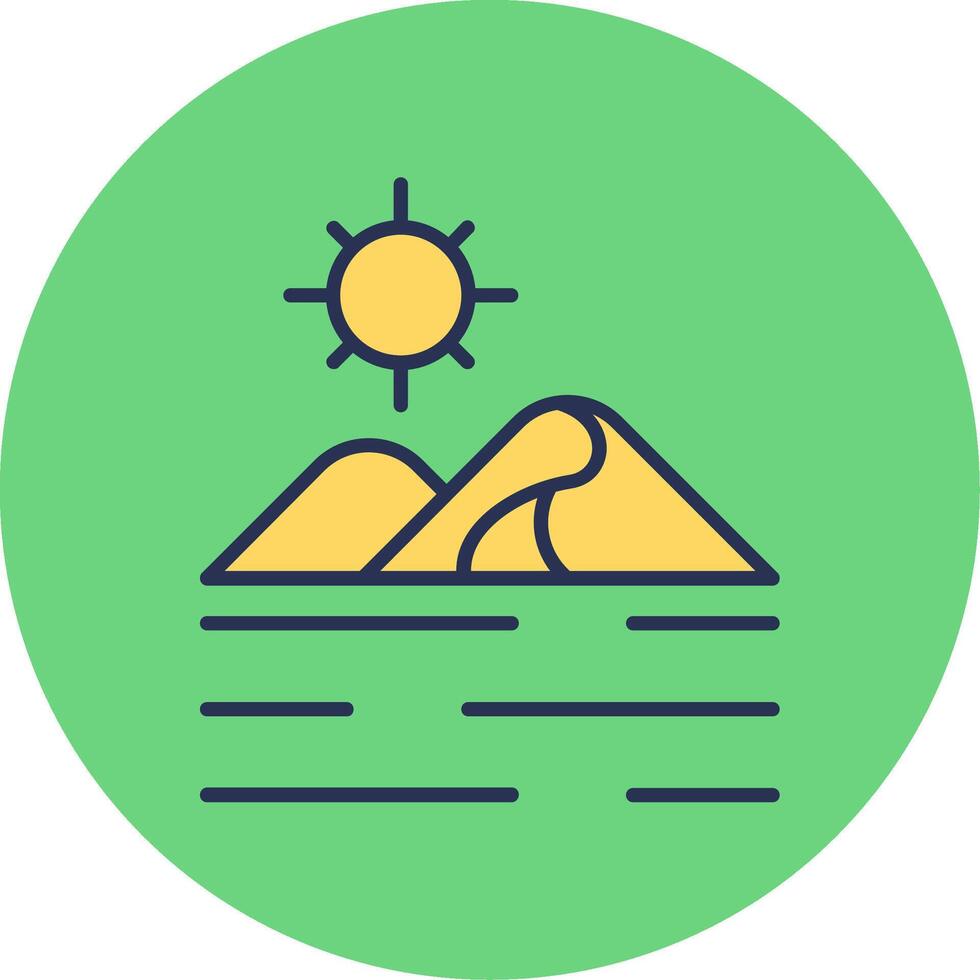 Desert Vector Icon