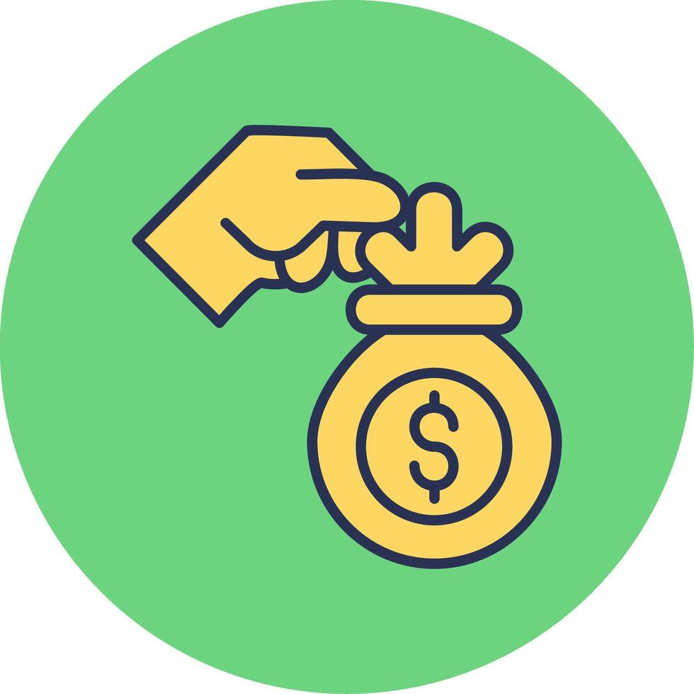 Money Bag Vector Icon