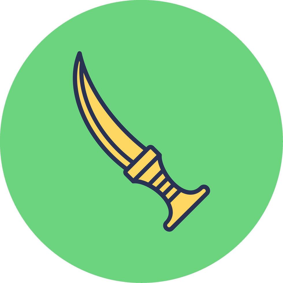 Jambiya Vector Icon