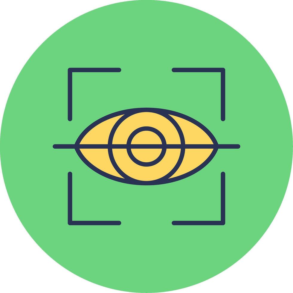 Retinal Scanner Vector Icon