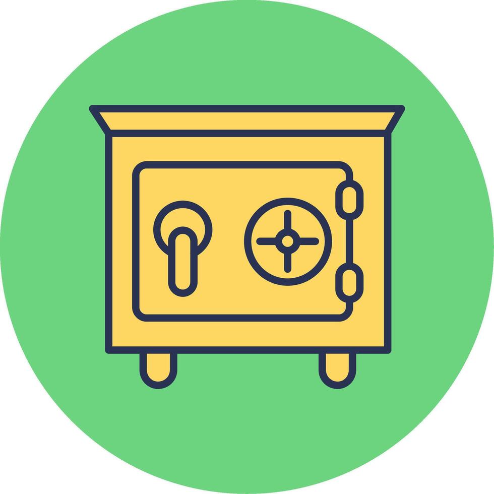 Safe Box Vector Icon