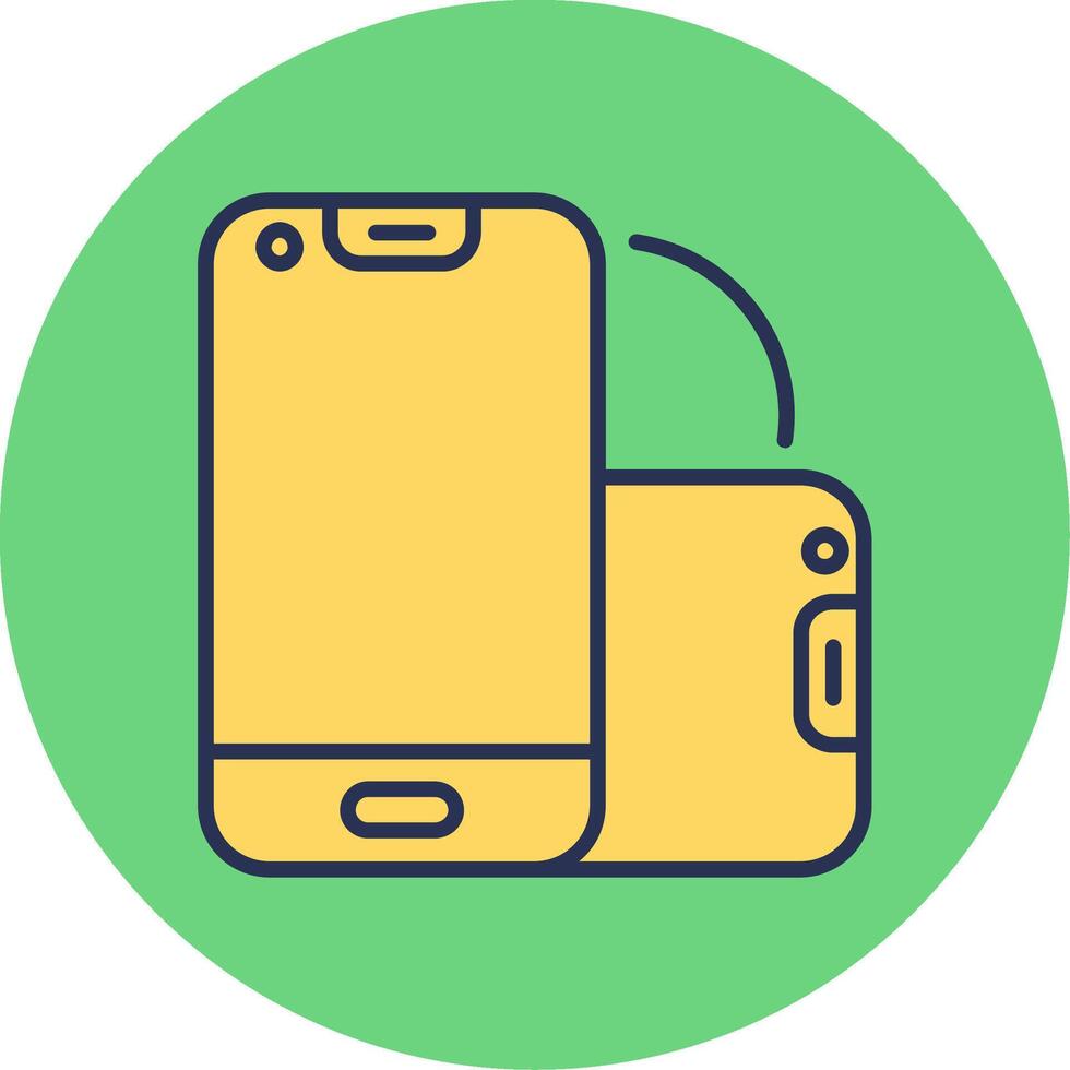 Foldable Smartphone Vector Icon