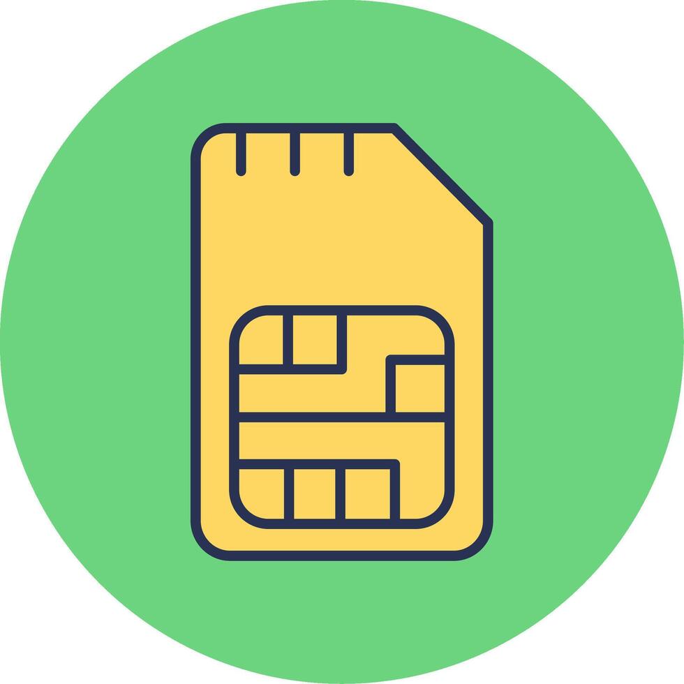 Sim Card Vector Icon