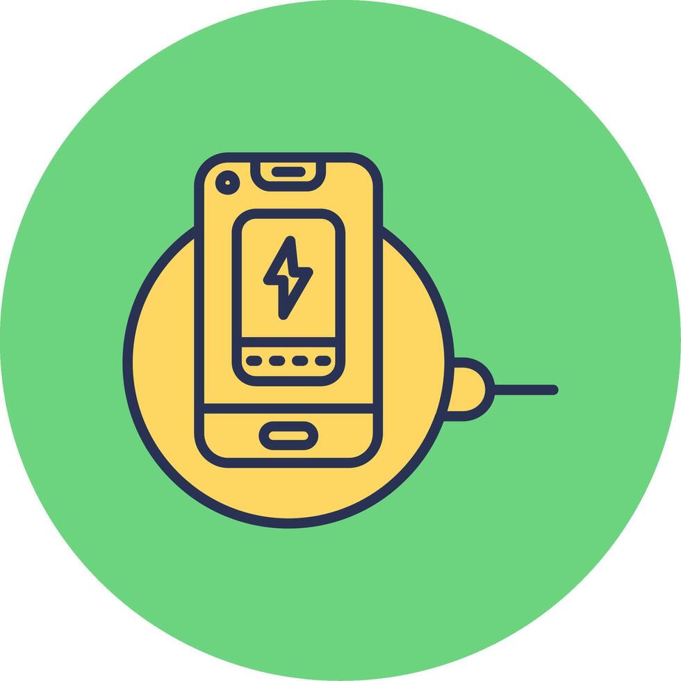 Wireless Charger Vector Icon