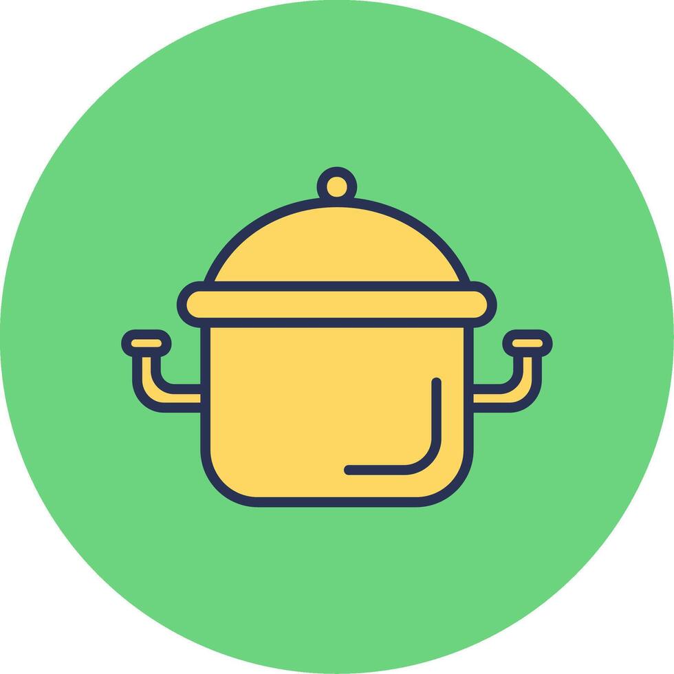 Cooking Pot Vector Icon