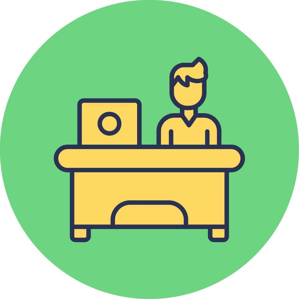 Workaholic Vector Icon