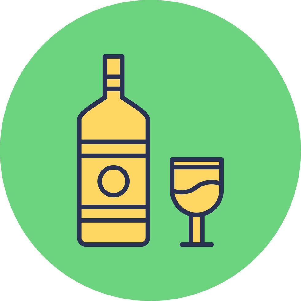 Alcoholic Drink Vector Icon