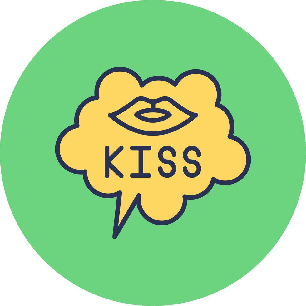 Kiss Vector Icon