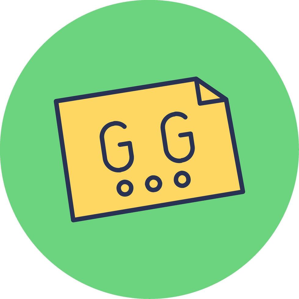 Gg Vector Icon