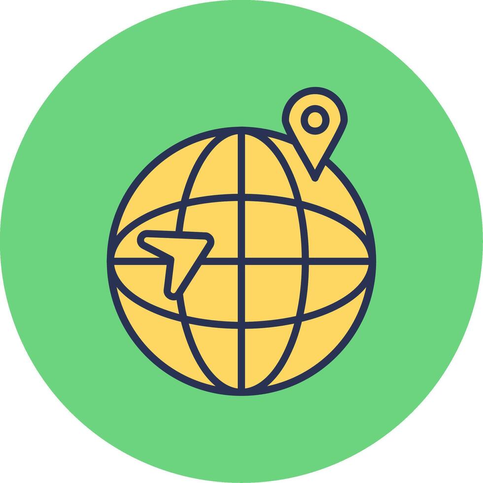 Worldwide Vector Icon