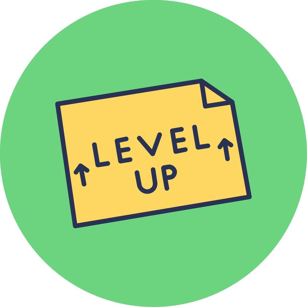 Level Up Vector Icon