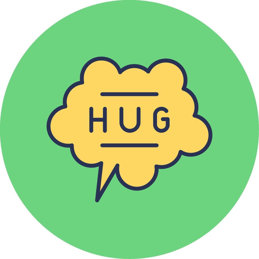 Hug Vector Icon